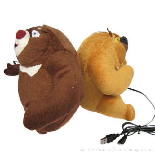 Dancing Bear USB Speaker, Plug-and-Play/2-year Warranty/Pretty Packing/Customized Requests Available